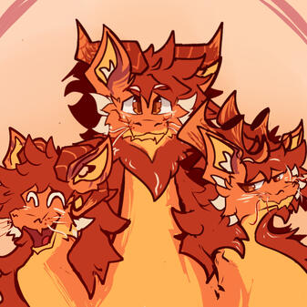 The trio banner Hola